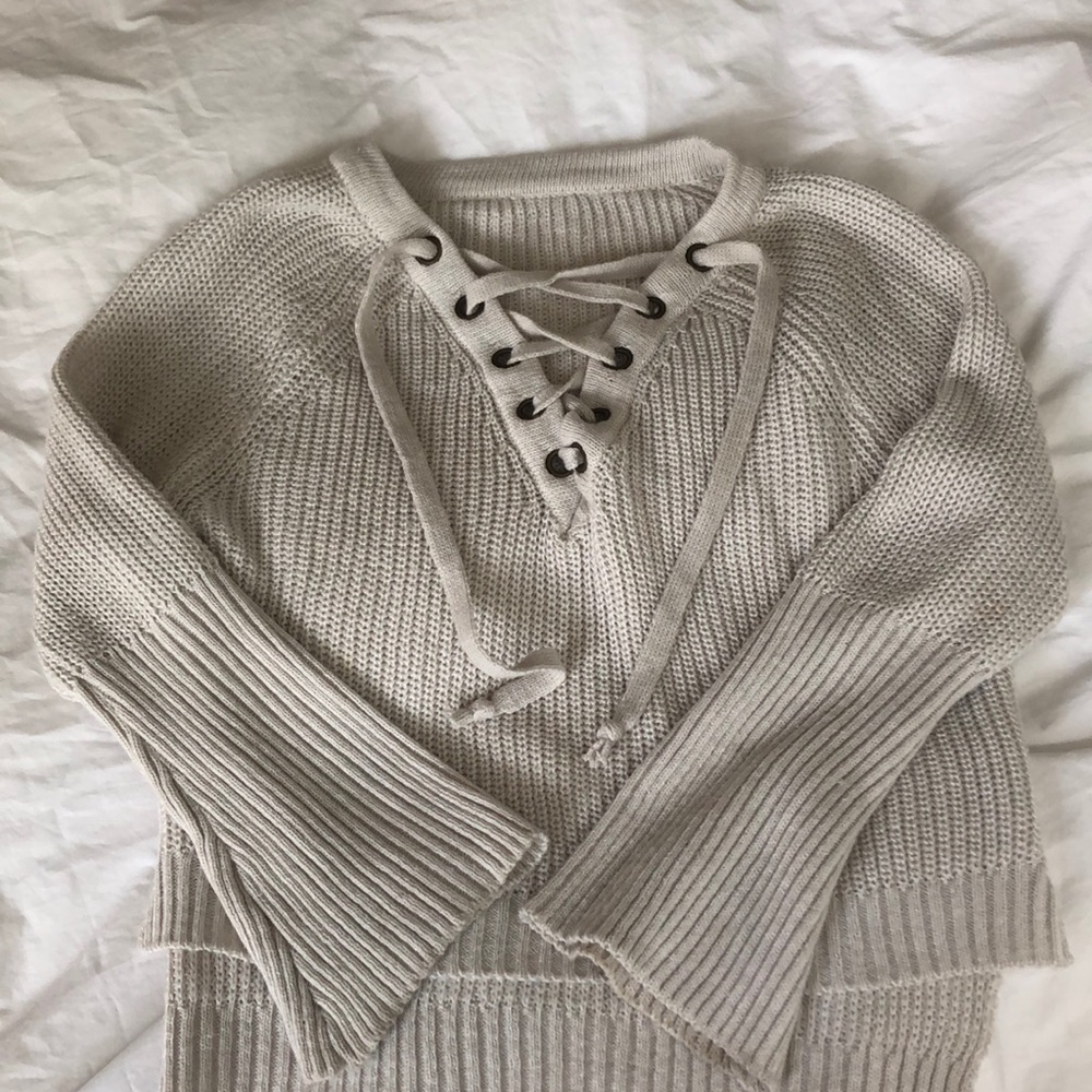 Light beige / cream sweater